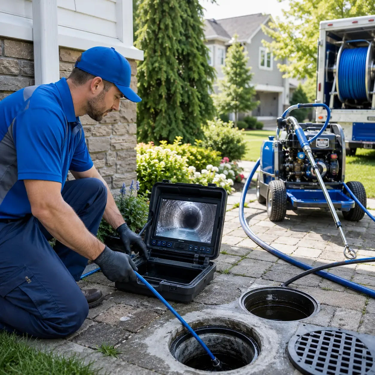 Outdoor drain cleaning professionals serving Whitehouse, TX